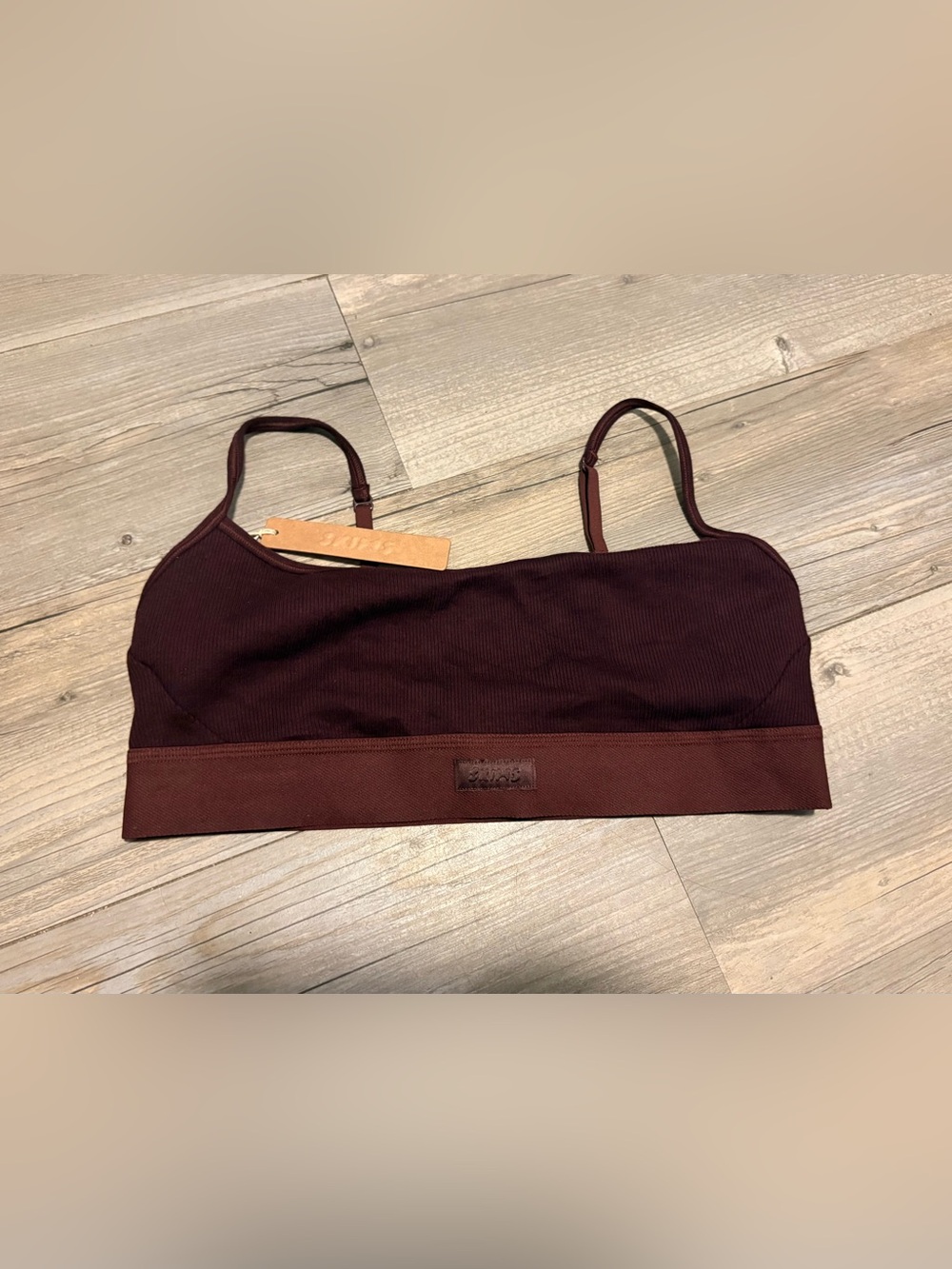 SKIMS Kim Kardashian rib scoop bralette medium new with tags
